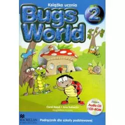 BUGS WORLD 2 PODRĘCZNIK Z PŁYTĄ CD Magdalena Kondro, Carol Read, Ana Soberon - Macmillan