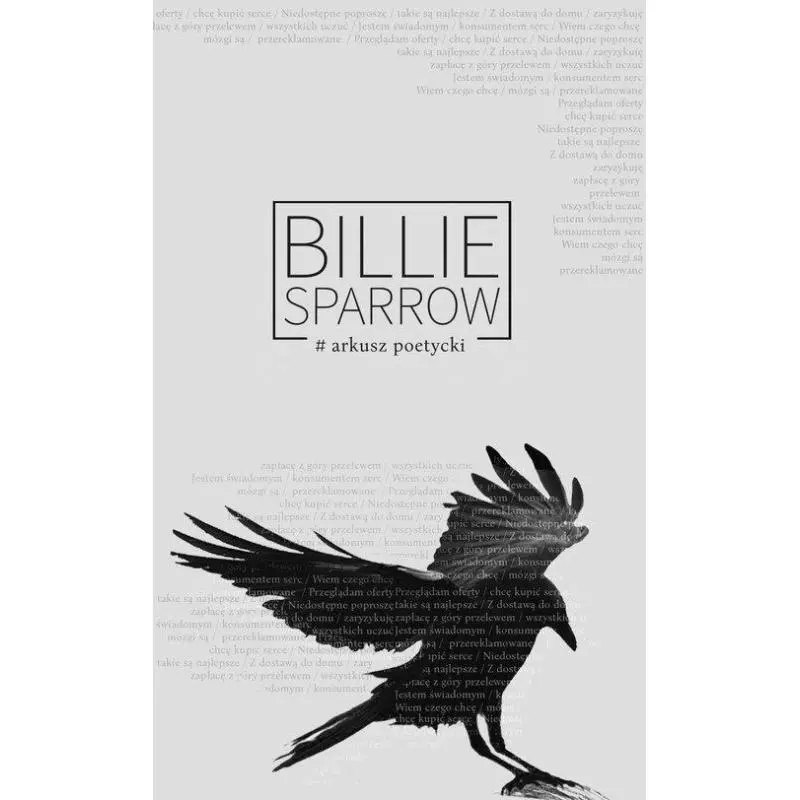 ARKUSZ POETYCKI Billie Sparrow, Weronika Maria Szymańska - Flow Books