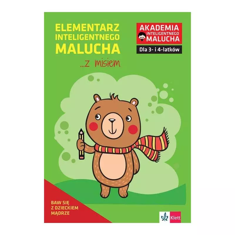 ELEMENTARZ INTELIGENTNEGO MALUCHA Z MISIEM 3+ - LektorKlett