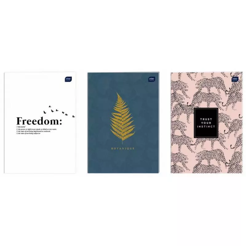 ZESZYT W KRATKĘ Z MARGINESEM 80 KARTEK A4 - Interdruk