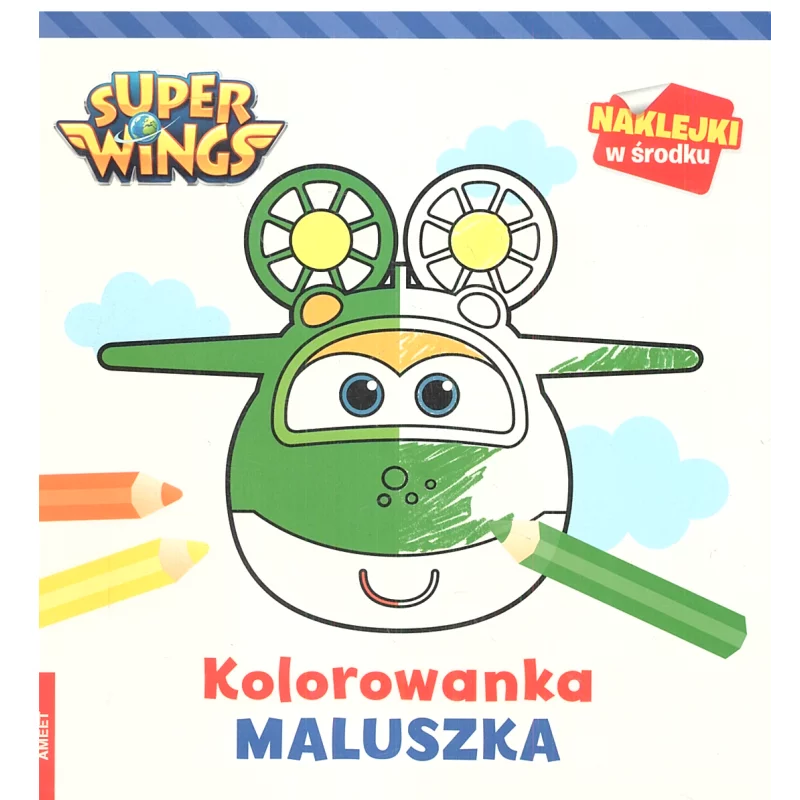 SUPER WINGS KOLOROWANKA MALUSZKA 3+ - Ameet