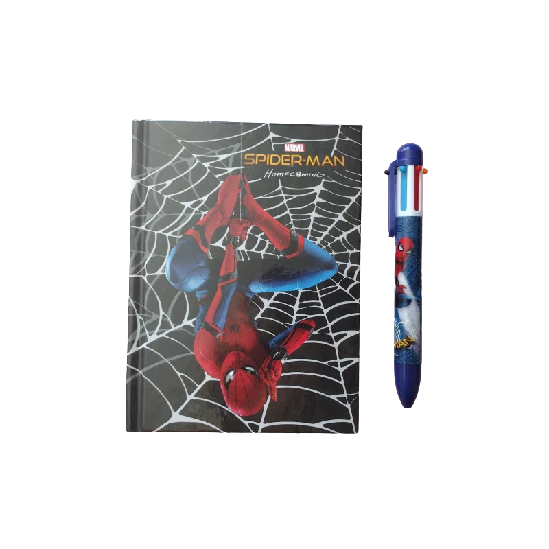 NOTES W KRATKĘ 75 KARTEK A6 SPIDER MAN + DŁUGOPIS - Derform