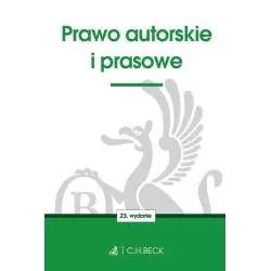 PRAWO AUTORSKIE I PRASOWE Aneta Flisek - C.H. Beck