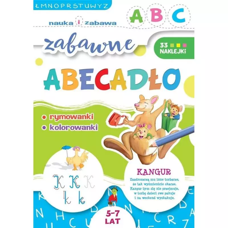 ZABAWNE ABECADŁO 5-7 LAT NAUKA I ZABAWA - Olesiejuk