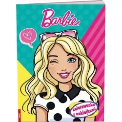 BARBIE KOLOROWANKA Z NAKLEJKAMI - Ameet