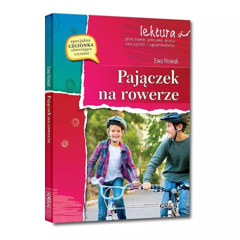 PAJĄCZEK NA ROWERZE Z OPRACOWANIEM Ewa Nowak - Greg