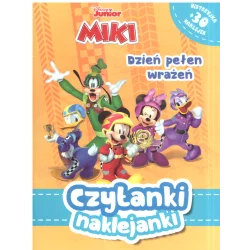 DISNEY JUNIOR MIKI DZIEŃ PEŁEN WRAŻEŃ CZYTANKI NAKLEJANKI 3+ - Olesiejuk