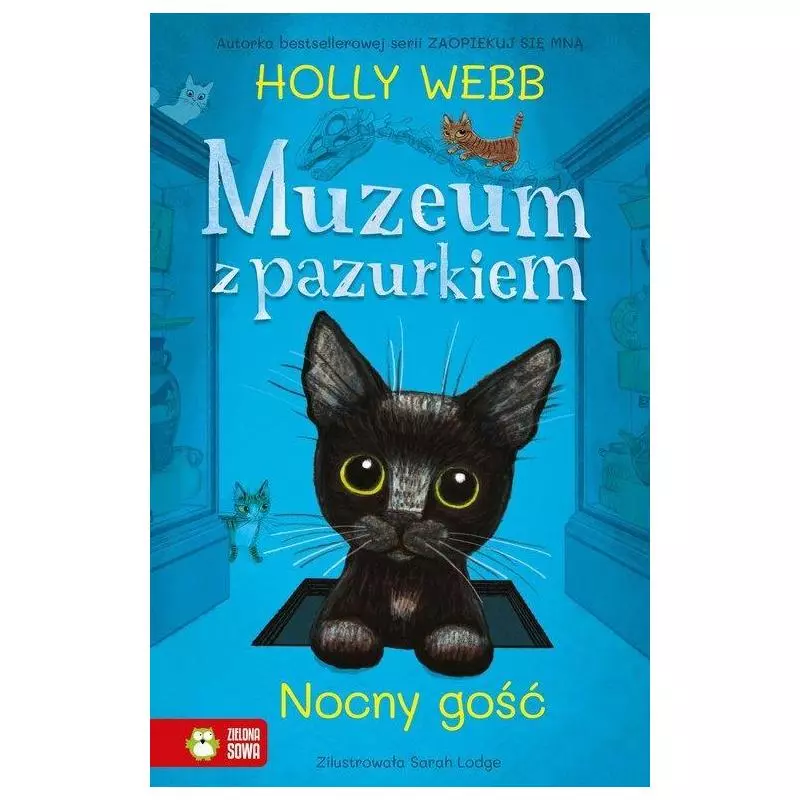 MUZEUM Z PAZURKIEM NOCNY GOŚĆ Holly Webb 6+ - Zielona Sowa