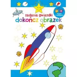 ZADANIA GWIAZDKI DOKOŃCZ OBRAZEK KSIĄŻKA Z NAKLEJKAMI - Olesiejuk