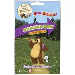 MASZA I NIEDŹWIEDŹ POKOLORUJ MNIE SZALEŃSTWA MASZY + KREDKI - Egmont