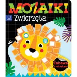 MOZAIKI ZWIERZĘTA ZABAWA Z NAKLEJKAMI 4+ - Aksjomat