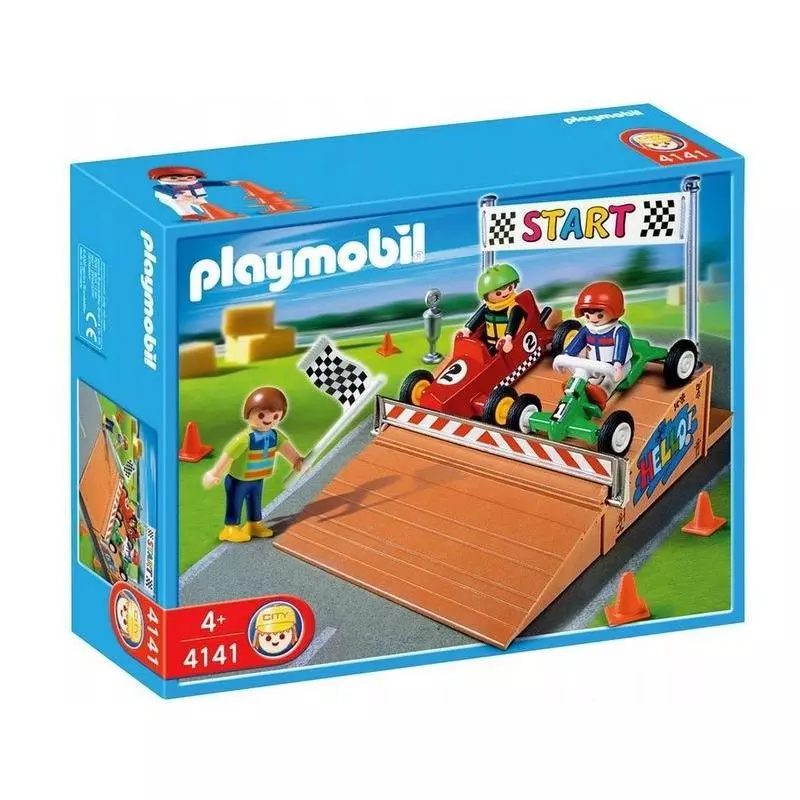WYŚCIG GOKARTÓW CITY LIFE PLAYMOBIL 4141 4+ - Playmobil
