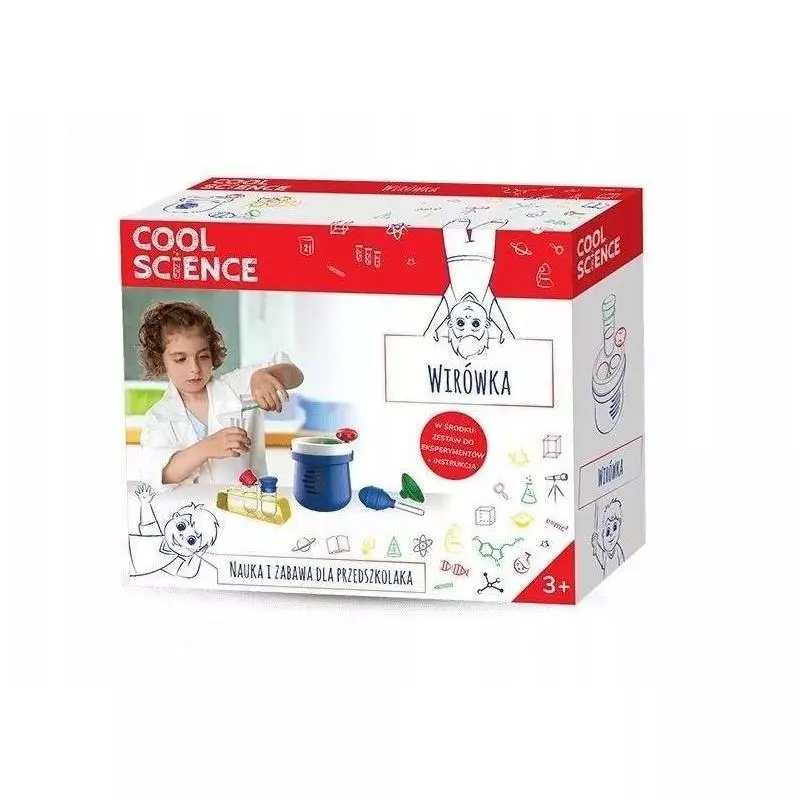 WIRÓWKA COOL SCIENCE NAUKA I ZABAWA DLA PRZEDSZKOLAKA 3+ - Tm Toys