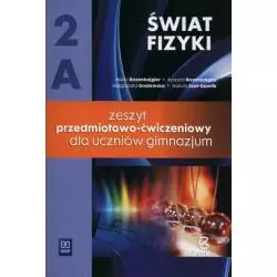 FIZYKA ŚWIAT FIZYKI ZESZYT PRZEDMIOTOWO-ĆWICZENIOWY - WSiP