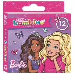 KREDKI ŚWIECOWE BAMBINO 12 KOLORÓW BARBIE - St. Majewski
