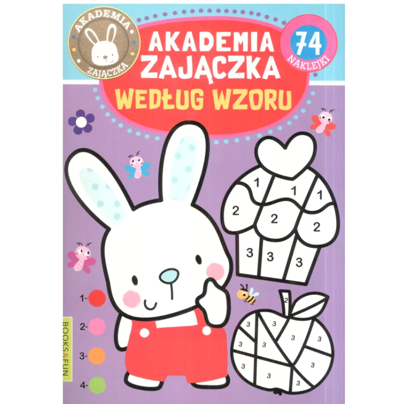 AKADEMIA ZAJĄCZKA WEDŁUG WZORU 5-7 LAT - Books & Fun