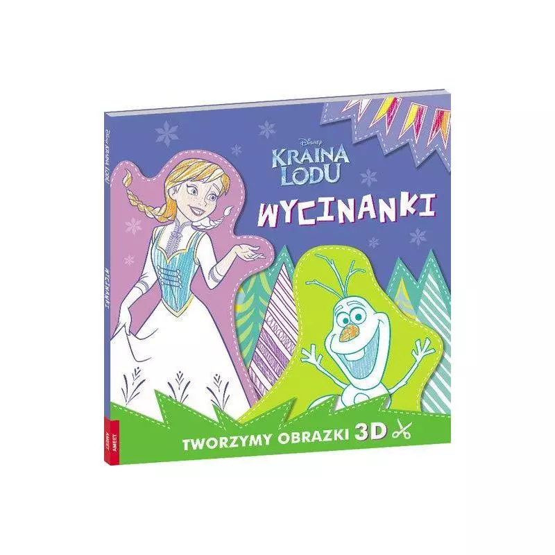 DISNEY KRAINA LODU. WYCINANKI. TWORZYMY OBRAZKI 3D - Ameet