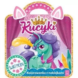 KUCYKI ŚWIAT MODY KOLOROWANKA Z NAKLEJKAMI - Aksjomat
