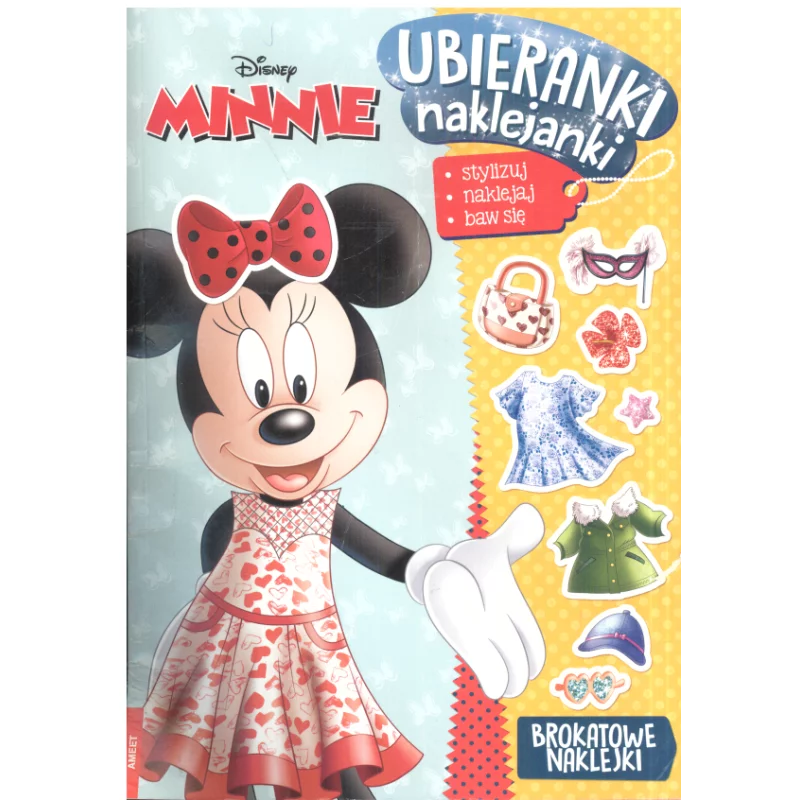 DISNEY MINNIE UBIERANKI NAKLEJANKI - Ameet