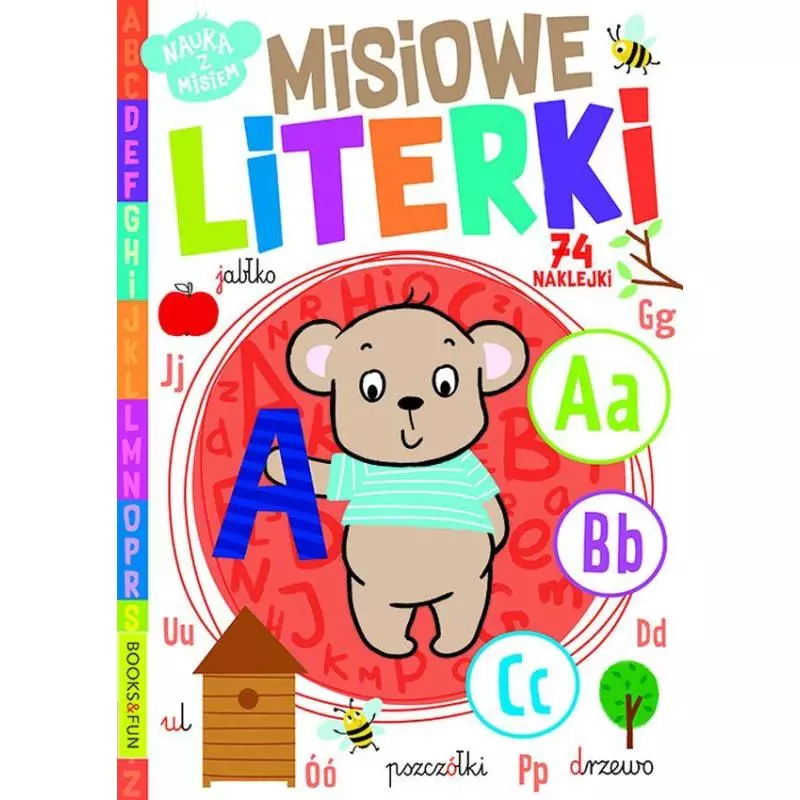 MISIOWE LITERKI 74 NAKLEJKI 5+ - Books & Fun