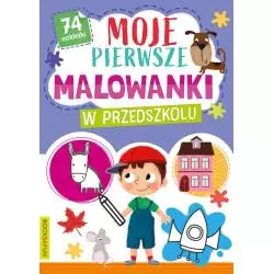 MOJE PIERWSZE MALOWANKI W PRZEDSZKOLU 74 NAKLEJKI - Books & Fun