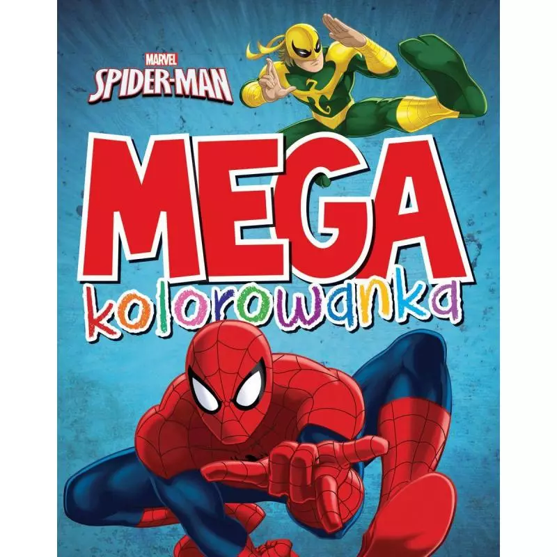 MEGA KOLOROWANKA SPIDER-MAN MARVEL - Olesiejuk