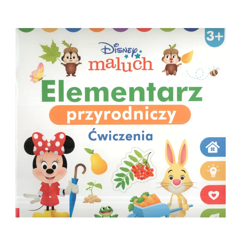 DISNEY MALUCH. ELEMENTARZ PRZYRODNICZY. ĆWICZENIA 3+ - Ameet