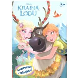 DISNEY KRAINA LODU KOLOROWANKA Z NAKLEJKAMI 3+ - Ameet