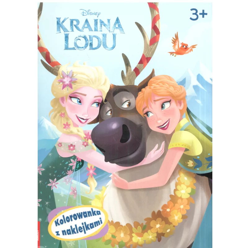 DISNEY KRAINA LODU KOLOROWANKA Z NAKLEJKAMI 3+ - Ameet