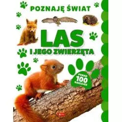 LAS I JEGO ZWIERZĘTA. POZNAJĘ ŚWIAT. PONAD 100 NAKLEJEK - Dragon