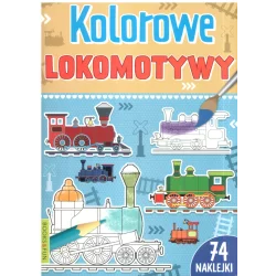 KOLOROWE LOKOMOTYWY 74 NAKLEJKI - Books & Fun