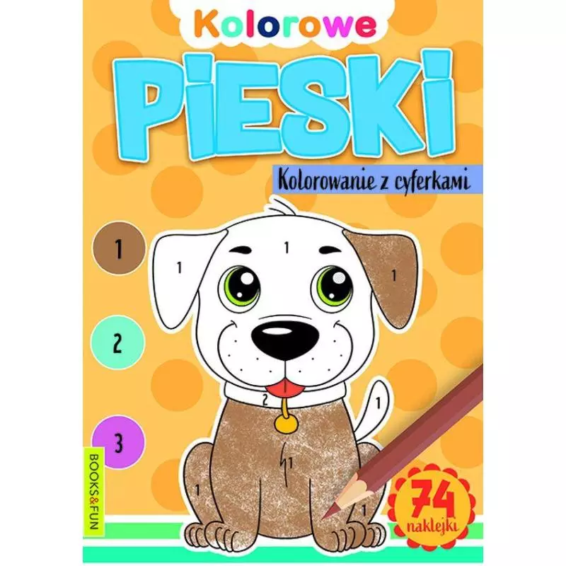 PIESKI KOLOROWANIE Z CYFERKAMI - Books and Fun