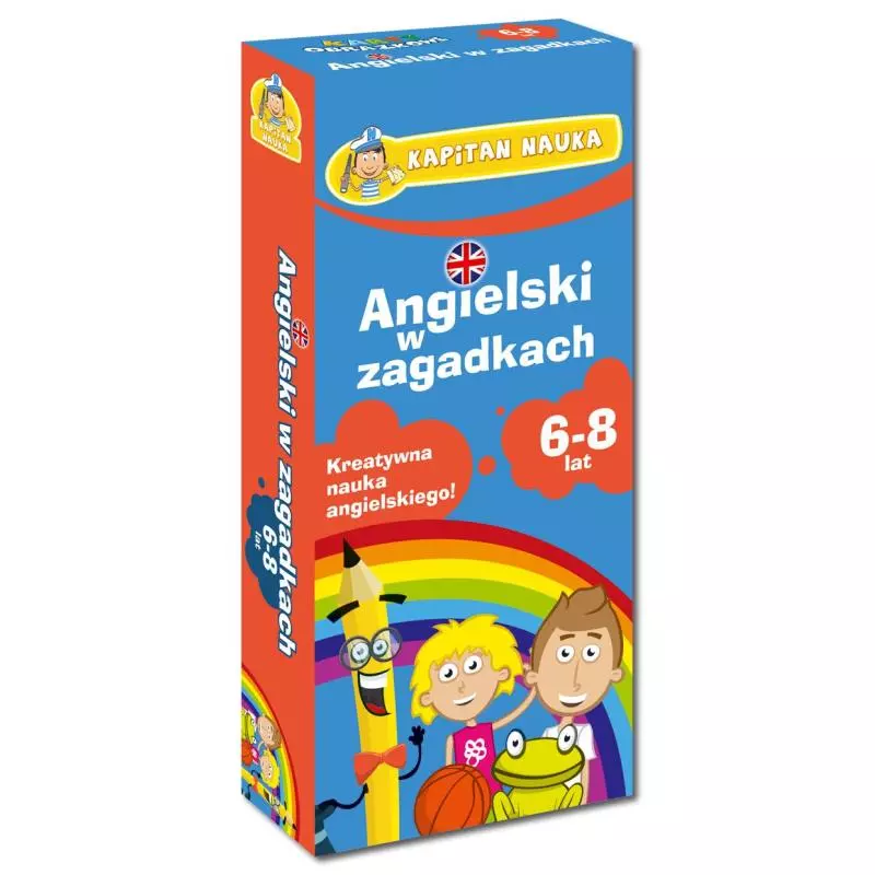 KAPITAN NAUKA. KREATYWNA NAUKA ANGIELSKIEGO. ANGIELSKI W ZAGADKACH 6-8 LAT - Edgard