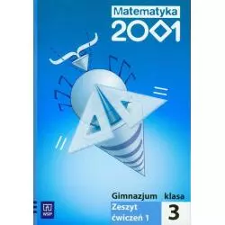 MATEMATYKA 2001 ZESZYT ĆWICZEŃ 1 KLASA 3 Anna Dubiecka - WSiP