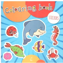 COLOURING BOOK STICKERS - Wilga