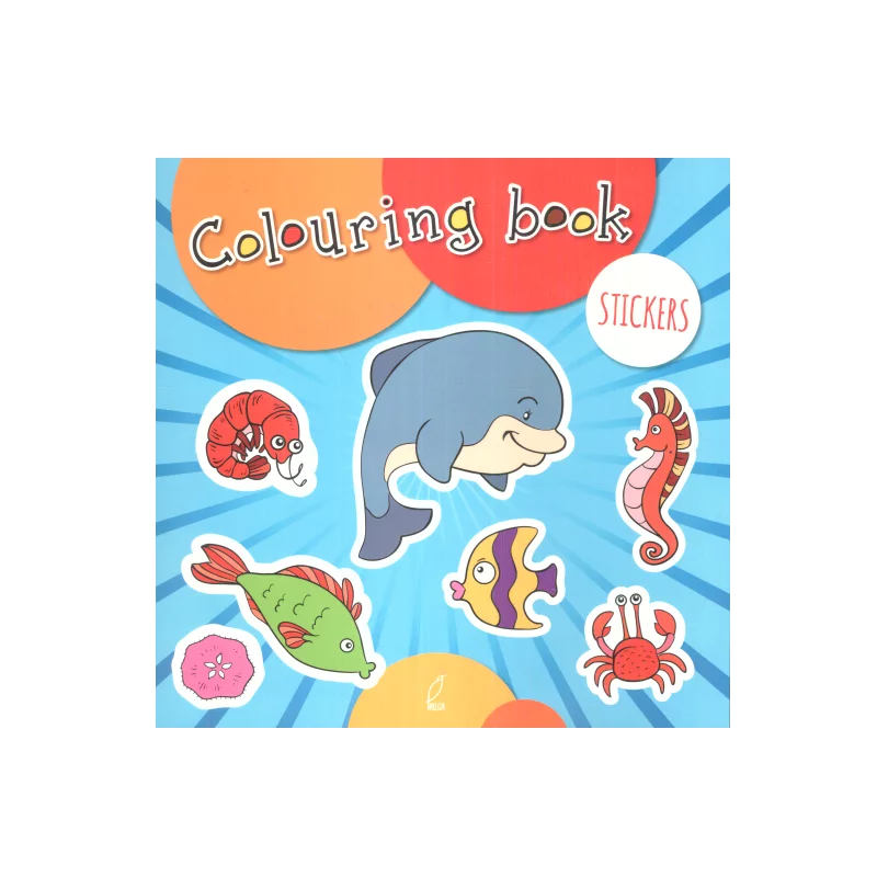 COLOURING BOOK STICKERS - Wilga