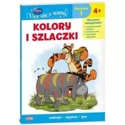 KUBUŚ I PRZYJACIELE DISNEY UCZ SIĘ Z NAMI. KOLORY I SZLACZKI. POZIOM 1. 4+ - Ameet