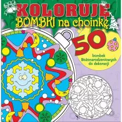 KOLORUJĘ BOMBKI NA CHOINKĘ 50 ŚWIĄTECZNYCH BOMBEK DO DEKORACJI - Wilga