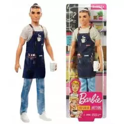 BARBIE LALKA KEN BARISTA 3+ - Mattel