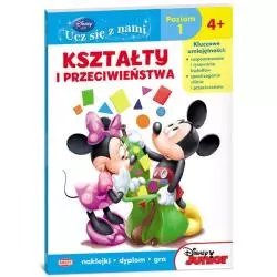 DISNEY UCZ SIĘ Z NAMI KSZTAŁTY I PRZECIWIEŃSTWA 4+ - Ameet