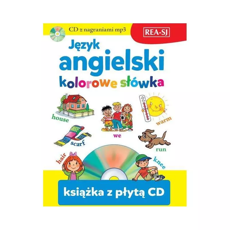 JĘZYK ANGIELSKI KOLOROWE SŁÓWKA + CD Pavlina Samalikova - Rea