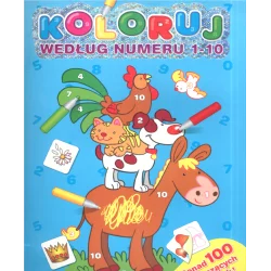 KOLORUJ WEDŁUG NUMERU 1-10 - Yoyo Books