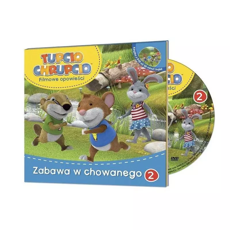 TUPCIO CHRUPCIO ZABAWA W CHOWANEGO + DVD - Media Service Zawada