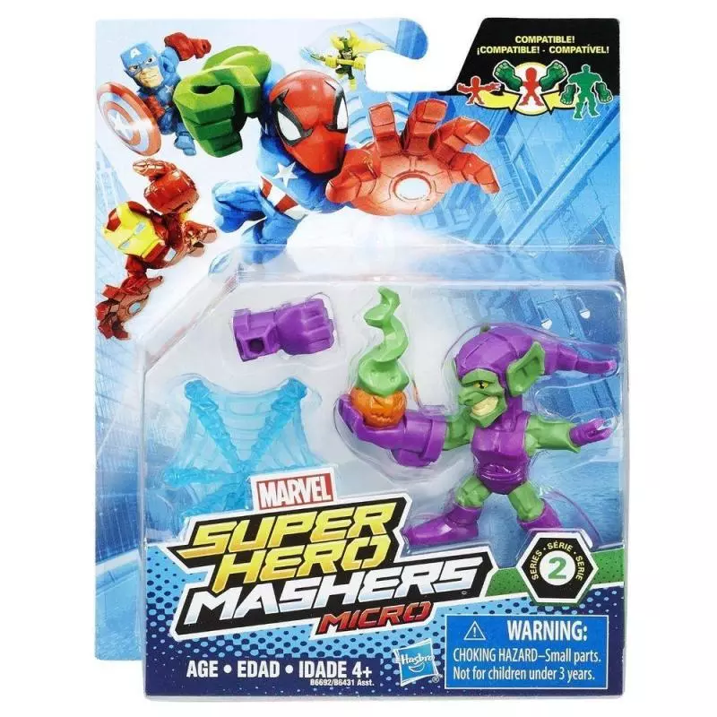 FIGURKA GREEN GOBLIN SUPER HERO MASHERS AVENGERS MARVEL 4+ - Hasbro
