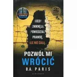 POZWÓL MI WRÓCIĆ B.A. Paris - Albatros