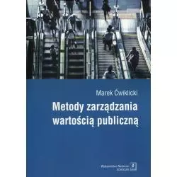 METODY ZARZĄDZANIA WARTOŚCIĄ PUBLICZNĄ Marek Ćwiklicki - Scholar