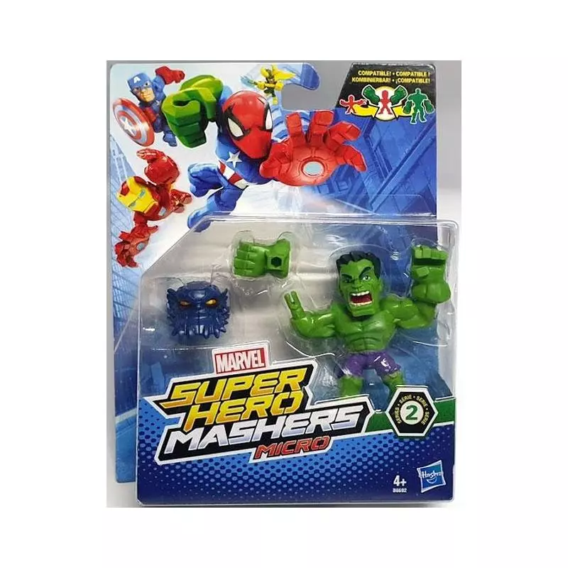 FIGURKA HULK SUPER HERO MASHERS AVENGERS MARVEL 4+ - Hasbro