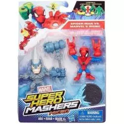 SUPER HERO MASHERS MICRO SPIDER-MAN KONTRA MARVELS RHINO 2 FIGURKI 4+ - Hasbro
