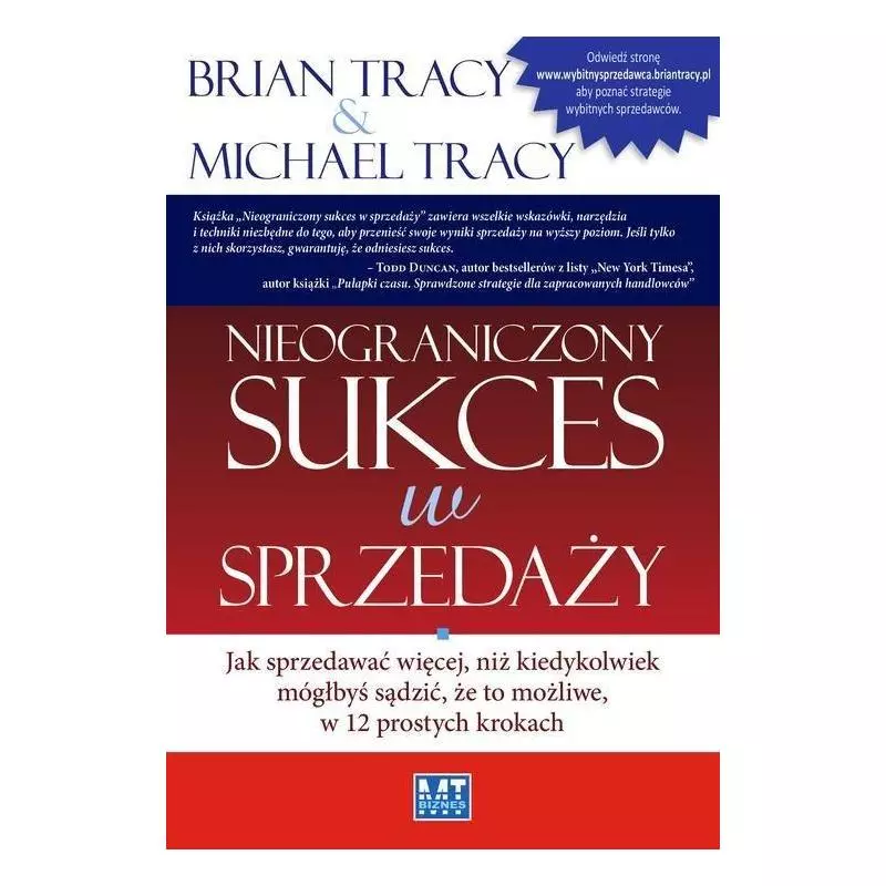 NIEOGRANICZONY SUKCES W SPRZEDAŻY Brian Tracy - MT Biznes