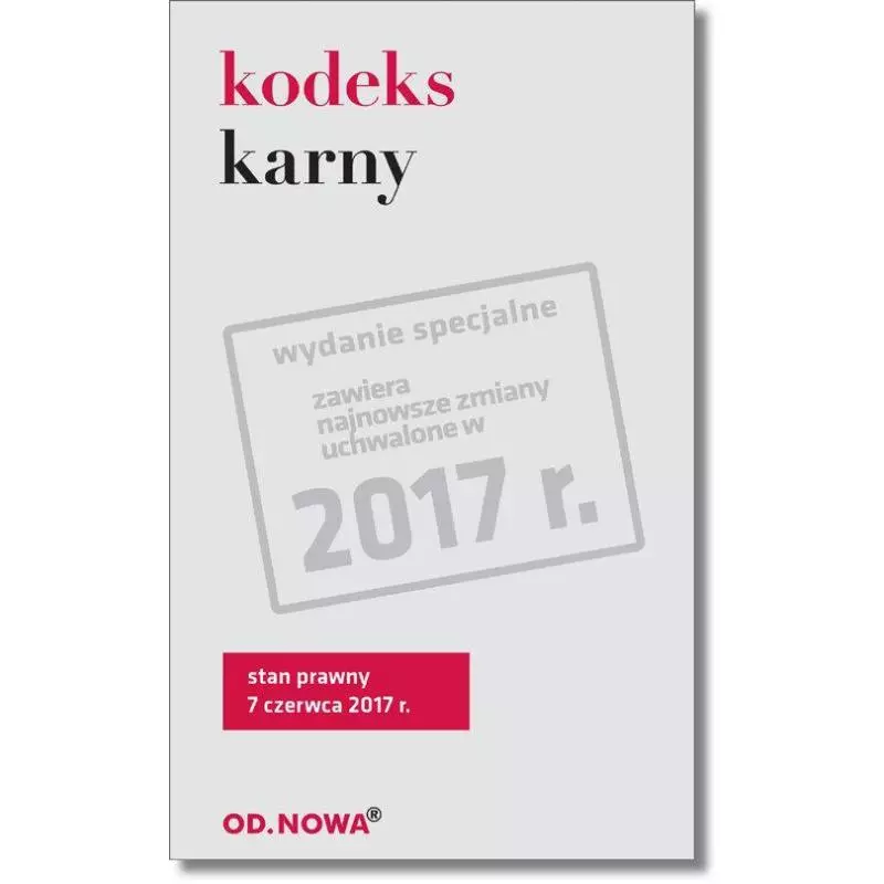 KODEKS KARNY Lech Krzyżanowski - od.nowa